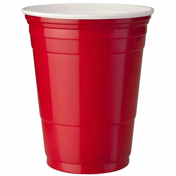 450Ml Red Disposable Plastic Cup