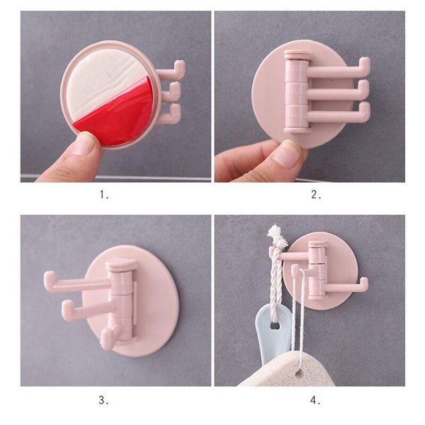 Seamless Adhesive Hook Rotatable