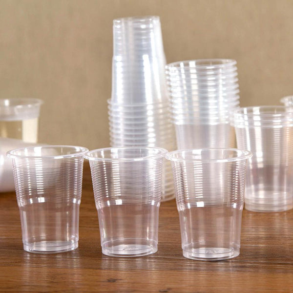 50Pcs Clear Plastic Disposable Cups