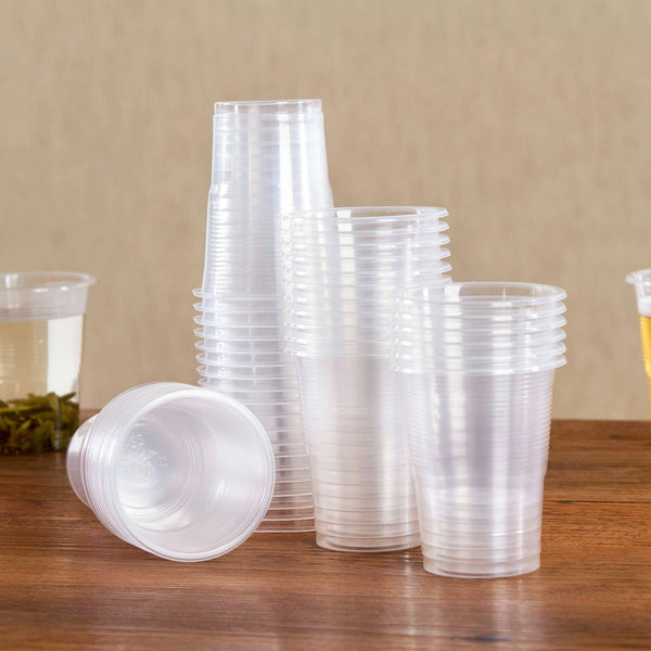 50Pcs Clear Plastic Disposable Cups