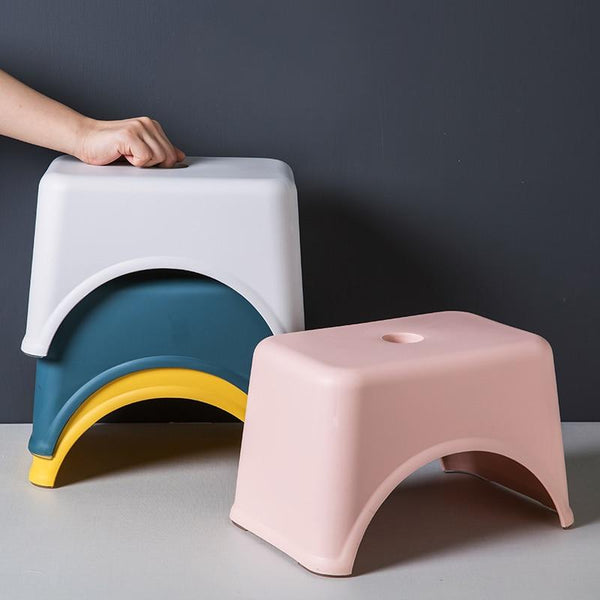 Thicken Plastic Square Stool Children's Low