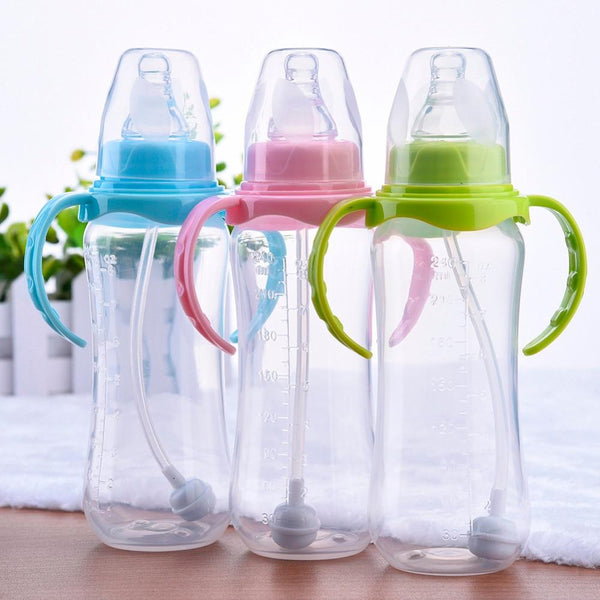 Feeding Drinking Handle Bottle